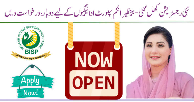 BISP 8171 New Registration Open – Apply Again for Benazir Income Support Payments