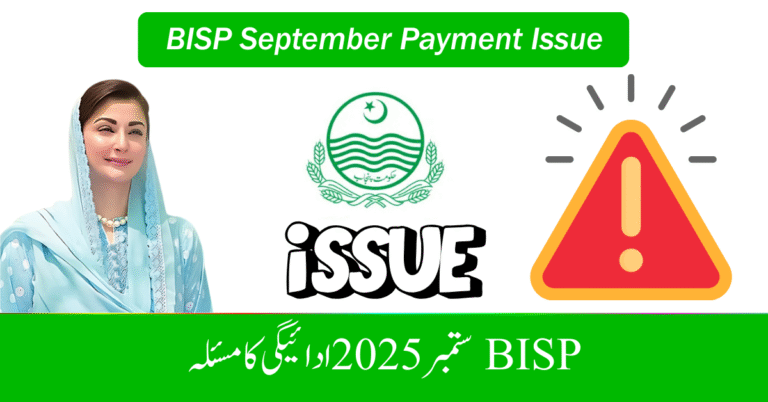 BISP September 2025 Payment Issue – Best Solution To Withdraw Rs. 13,500 Without Delay