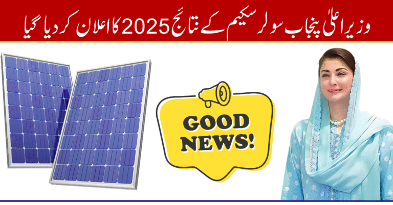 CM Punjab Solar Scheme Result 2025 Announced – Check Online Status and September Updates