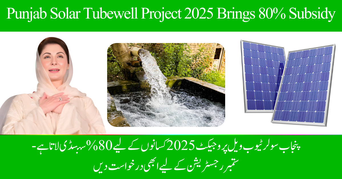 Punjab Solar Tubewell Project 2025 Brings 80% Subsidy (1)